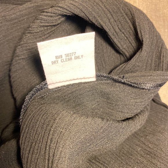 Carol Little Vintage Women's Dress Black & Red Gypsy Minimalist Design Maxi - Picture 15 of 15